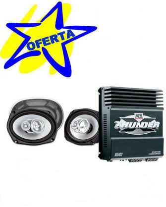 Pachet Amplificator Mtx X502+Boxe Ovale THX 693